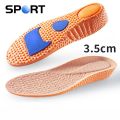 2PCS Height Increase Insoles for Shoes Invisible Shoes Sole EVA Arch Support Orthopedic Cushion Elevated Foot Pad Cushion Men.