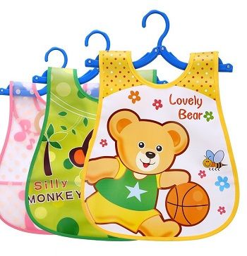 Cartoon%20Faced%20Plastic%20Waterproof%20Bibs%20For%20Baby%20-%20Image%205