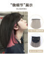 Hanging Ear Hair Dye Piece Highlight Wig Set Women's Long Hair One Piece Color Hair Piece Invisible Hair Extension Simulation Wig Patch. 