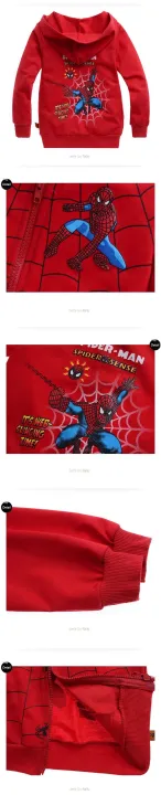 Baby%20Boy%20Clothing%20Long%20Sleeve%20Fashion%20Cartoon%20Outerwear%20Jackets%20Spiderman%20Hooded%20Jacket%20for%20Teenage%20Boys%20-%20Image%203