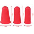 3pcs/set Silicone Finger Protector Sleeve Cover Anti-slip Fingers Cover Encounter. 