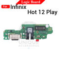Charging Logic Board For Infinix Hot 12 Play Smart 5 7 8 Charging Port USB Plug PCB Dock Connector Spare parts. 