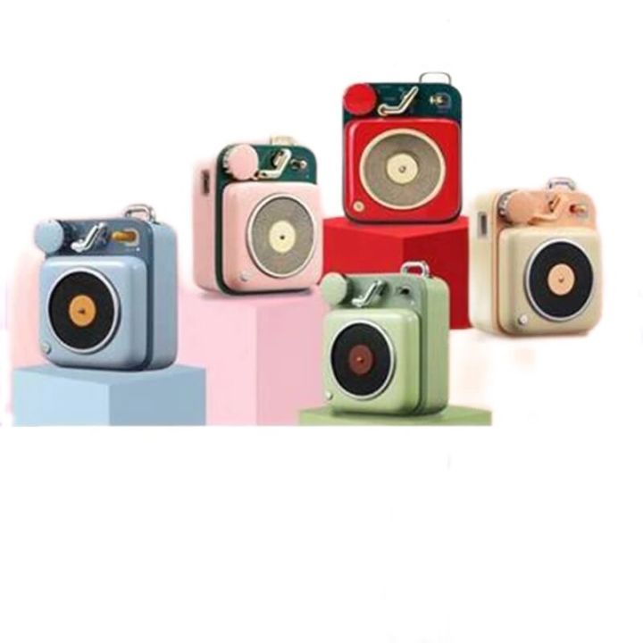 Muzen original Mini Retro Bluetooth Speaker, Desk Accessory, Travel Player,powerful smart sound box,loud speaker,
