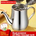 Obelix Kitchen Oil Filter Cooking Tools Storage Tank Grease Filter Container Restaurant Oil Filter Stainless Steel Oil Tanks. 