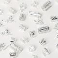 40PCS Hair Accessories Metal Cuff Clips Mixed Hair Rings Set Hair Braiding and Dreadlocks Beads DIY Charm Hair Braid Tubes Decor. 