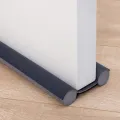 Windproof Seal Strip Draught Excluder Stopper Door Bottom Guard Double Protector Doorstop Dust-proof Blocker Sealer Soundproof. 