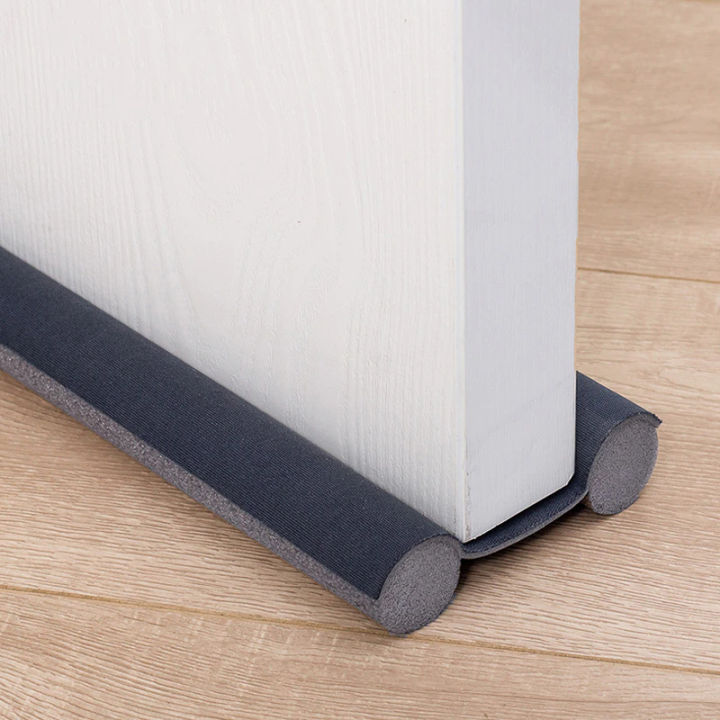 Windproof Seal Strip Draught Excluder Stopper Door Bottom Guard Double ...