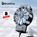 BlueWow Mini Universal Portable Mobile Phone Cooling Fan For IPhone/Samsung. 