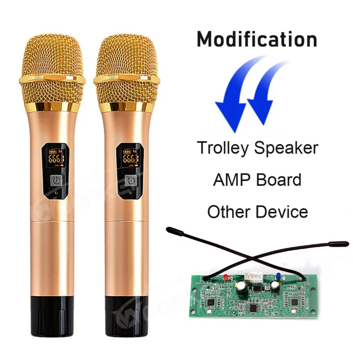Woopker%20Uhf%20Dynamic%20Mic%20w929%20Wireless%20Microphone%20Kit%20for%20Karaoke%20Amplifiers%20and%20Parties%20with%20Transmitter%20Receiver%20Module%20-%20Image%205