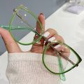 Retro Anti-Blue Light Women Cat Eye Eyeglasses Frame Brand Designer Oversized Optical Glasses Frames Clear Glasses. 