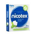 Cipla Nicotex Nicotine Sugar Free Mint Plus Gums 2mg | Helps to Quit Smoking 1Box (12pcs). 