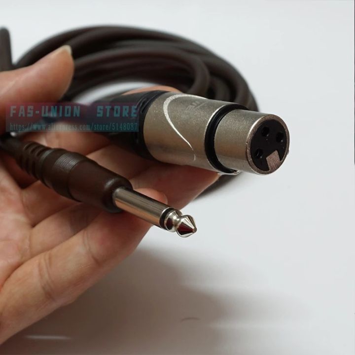1/4%20Inch%20TS%20Male%20to%20XLR%20Female%20Cable%20Unbalanced%206.35mm%20Mono%20to%20XLR%20Mic%20Cable%204N%20OFC%20Conductor%20Dual%20Shielding%20Noise%20Free%20Cable%201.5M%20-%20Image%204
