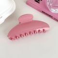 Korean Semicircle Hair Claw Solid Color Sweet Shark Clip Fashion Design Simple Barrettes Women.