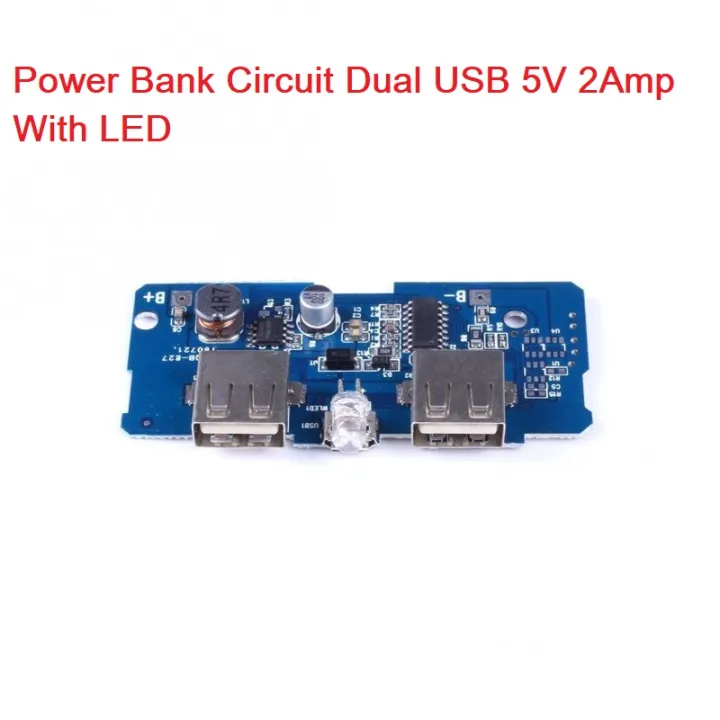 BLUE%202A%20Power%20Bank%20Circuit%20With%20LED%20Indicator%20&%20Flash%20Light%20Input%20DC%205V%202A%20Micro%20USB%20Socket%20Output%20DC%205V%202A%201A%20Dual%20USB%20&%20BMS%20Protection%20Lithium%20Battery%203.7V%2014500%2018650%20Battery%20Mobile%20Smart%20Phone%20Charger%20Charging%20Module%20-%20Image%203