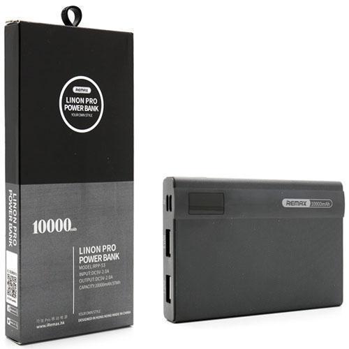 Remax Original RPP-53 Linon 10000mAh Power Bank - Black