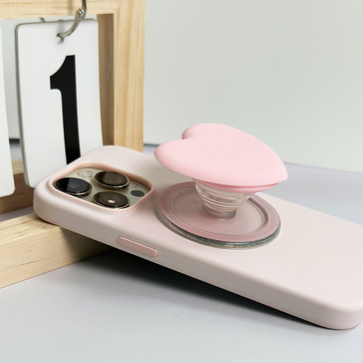 Love%20Heart%20Cellphone%20Airbag%20Support%20Telescopic%20Folding%20Retractable%20Lazy%20Desktop%20Magnetic%20Suction%20Magsafe%20Applicable%20iPhone%20-%20Image%204