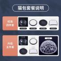 Cat Bag Outing Carrying Bag Clear Space Capsule Backpack Cat Backpack Cat School Bag Large Capacity Dog Bag Pet Supplies.