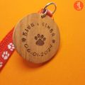Customized Name and Photo Footprint Design Cat Collar Adjustable Cat Collar For all Kinds Of Cats. 