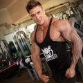 Men's Bodybuilding TaTop Gym Stringer Y-Back Gym Muscle Racerback Sleeveless vest.