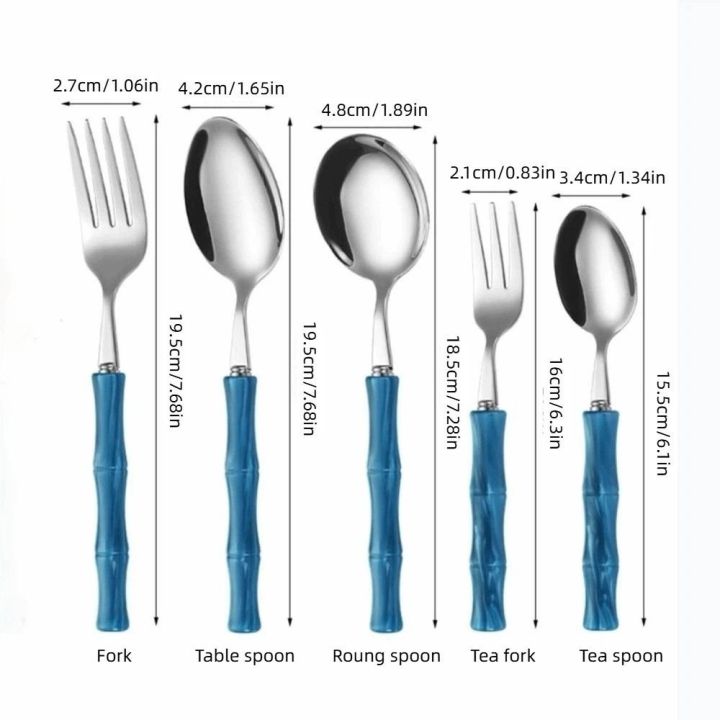 Creative%20Bamboo%20Shape%20Handle%20Fork%20and%20Spoon%20304%20Stainless%20Steel%20Light%20Design%20Western%20Dinnerware%20Flatware%20Classical%20Elegance%20Bamboo%20Handle%20Cutlery%20Household%20Goods%20-%20Image%202