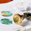 RHS Online Fire Paint Seal Wax Set DIY Handmade Seal Envelope Sealing Wax Stamp Ancient Seal Post Decorative. 