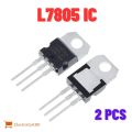 2PCS- A Class LM7805 L7805CV 5V 1.5A Voltage Regulator IC 3 Pin Package Fixed 5V Positive Voltage Regulator IC. 