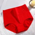 Women Underwear High Waist Cotton Panties Full Coverage Ladies Briefs- 1Pcs - Panty - Panty.