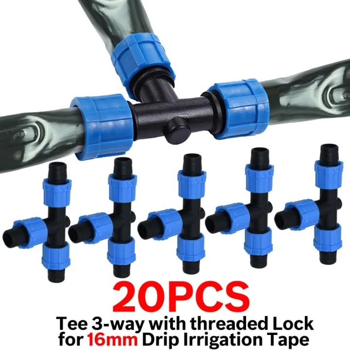 16mm%205/8%20Drip%20Irrigation%20Tape%20Shut-Off%20Valve%20End%20Plug%20Connector%20Thread%20Lock%20Garden%20Watering%20System%20Greenyhouse%20to%20PVC%20Hard%20Pipe%20-%20Image%207