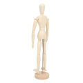 Wooden Mannequin, Wooden Figures 16in Mini Various Shapes for Desks for Bedside Tables for Bookshelves. 