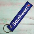MiFaViPa 1 PC Blue Key Chain for KLM American Airlines Qatar Airplane Keychain Emirates Flight Crew Pilot Aviation Sleutelhanger.