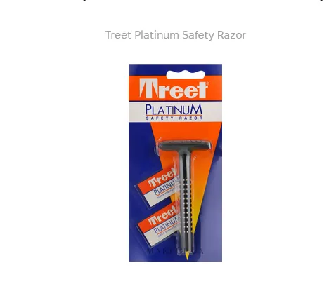 Traat Razor Treet Safety Razor Platinum PK | Daraz.com.bd