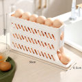 Automatic Scrolling Egg Rack Holder Storage Box Egg Basket Container Organizer Refrigerator Egg Dispenser For Kitchen. 
