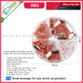 Deli Office Clip Set (Paper Clip, Push Pin & Binder Clip Set).