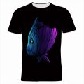 Marvel Cartoon Anime Groot Boy Girl T-shirts Summer 3D Print Fashion Women Tee Tops Streetwear Men's Oversized T Shirts. 