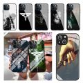 【Straggle Steipos】Phone Case For iPhone 14Pro 11 12 13 Pro Max XR SE X XS Mini 7 8 14 Plus Tempered Glass The Last of Us Part Black Shell Cover. 
