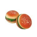 NEW Burger Stress Ball 3D Squishy Hamburger Fidget Toys Silicone Decompression Silicone Squeeze Fidget Ball Fidget Sensory Toy. 