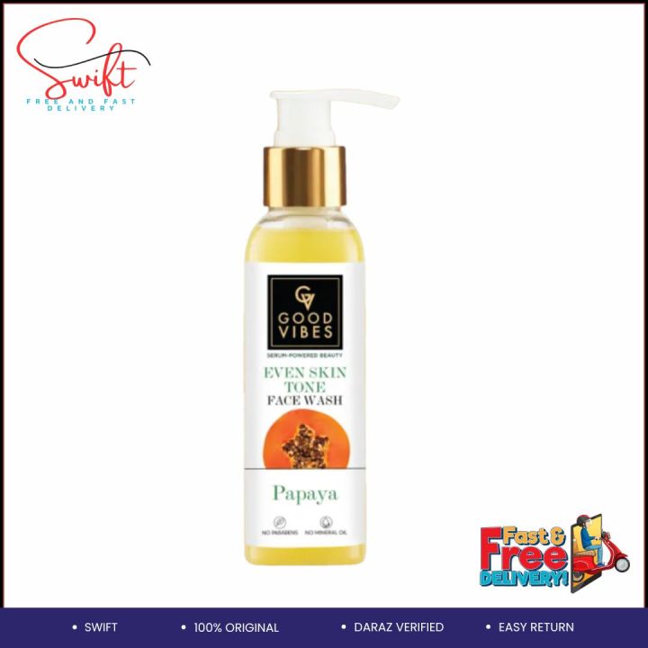 Good Vibes Papaya Brightening Face Wash - 120ml