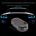 1 Pc Universal Car Solar Power Alarm Lamp Security System Flash Blinking Anti-Theft Caution LED Light.
