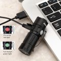 Alonefire X30 Rechargeable Mini Led Flashlight 16340 battery Usb Powered Flash Light Pocket Torch Lamp XPG Wick Flashlights. 