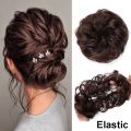 Messy Hair Bun Curly Bun Donuts Hair Bun Pad Hair Extension Clip Hair Ring Synthetic Women's.