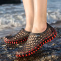 New summer outerwear: heel beach shoes, hollow shoes, sandals, rainy beach sandals, non-slip platform soles. 