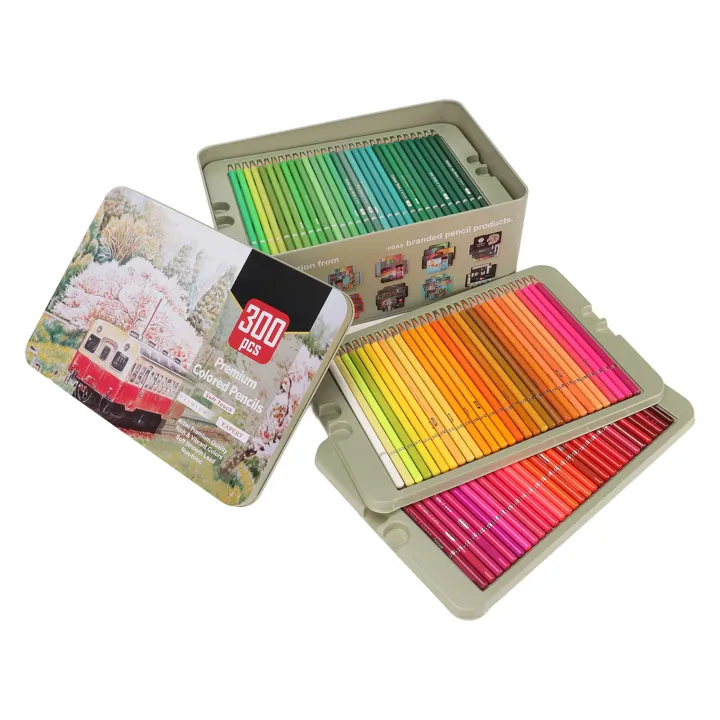 Coloring%20Pencils,%20Drawing%20Pencils%20Strong%20Durable%20Round%20Penholder%20300%20Colors%20Mixable%20Easy%20To%20Use%20for%20Sketching%20-%20Image%207
