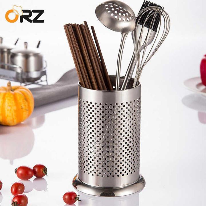 Stainless Steel Kitchen Drain Tableware Storage Racks Cutlery Chopsticks Spoon Fork Stationery Cosmetic Storage Racks Holder