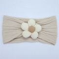 New Flower Newborn Baby Headband Soft Elastic Nylon Infant Toddler Priccess Girls Hair Band Headwear Bows Kids Hair Accessories. 