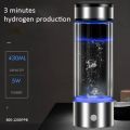 Hydrogen Rich Water Bottle Alkaline Ionizer Generator HeAnti-Aging USB Rechargeable Water Purifier Smart Cup. 