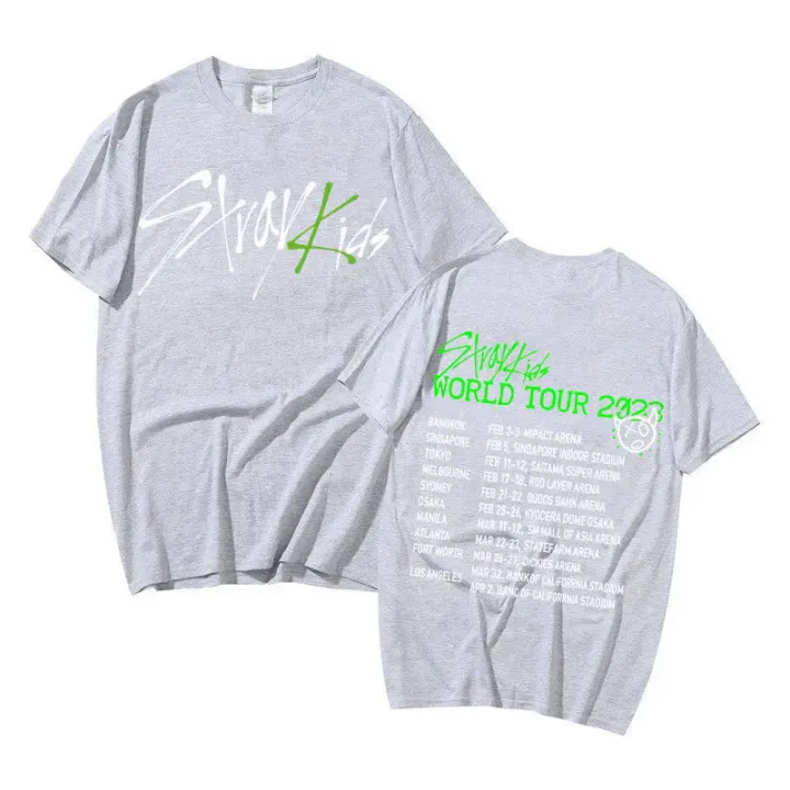 Korean%20Stray%20Kids%202nd%20World%20Tour%20Maniac%20Print%20T-shirt%20Men's%20100%25%20Cotton%20T-shirts%20Harajuku%20Streetwear%20Short%20Sleeve%20T%20Shirt%20Kpop%20-%20Image%206