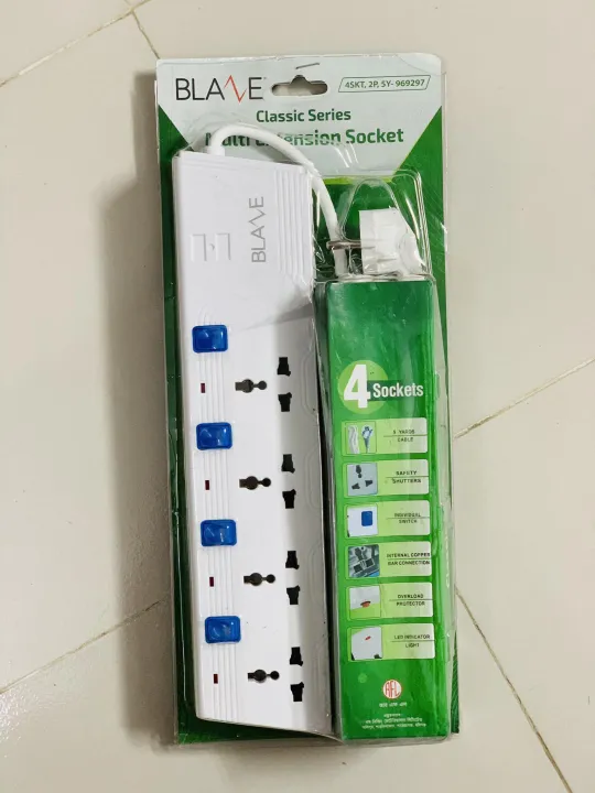 CLICK%20Safe%204%20Point%20Multiplug%20Extension%20Cord%204skt%20Port%20Multi%20Plug%20Socket%20-%20Image%202