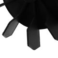 Replacement 0.5 Inner Bore 10 Impeller Air Compressor Motor Fan Black. 
