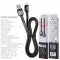 Remax Metal Type C USB Data Cable Fast Charging And data Transfer 2.1A. 