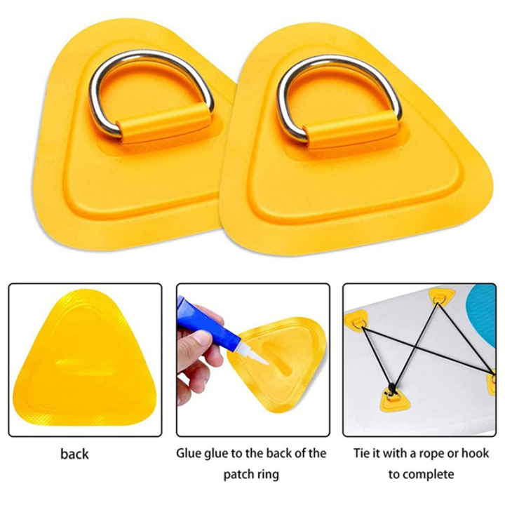 6PCS%20D-Ring%20Patch%20for%20Inflatable%20Boat%20Kayak%20Dinghy%20SUP,%20D-Ring%20PVC%20Patch%20Stand-Up%20Paddleboard%20Canoe%20Rafting%20Yellow%20-%20Image%203
